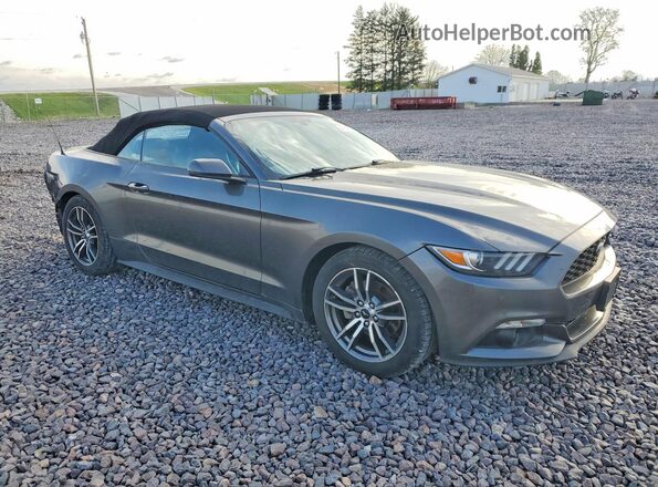 1FATP8UH7H5204256 2017 FORD MUSTANG Серый Передняя правая четверть