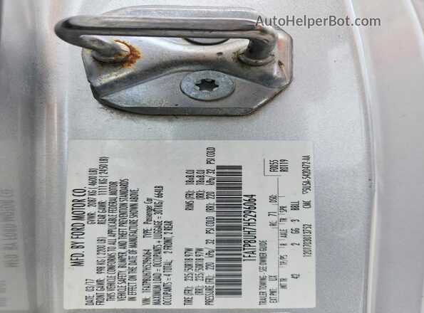 1FATP8UH7H5296064 2017 FORD MUSTANG Silver Շարժիչի բաժամունքի տեսք