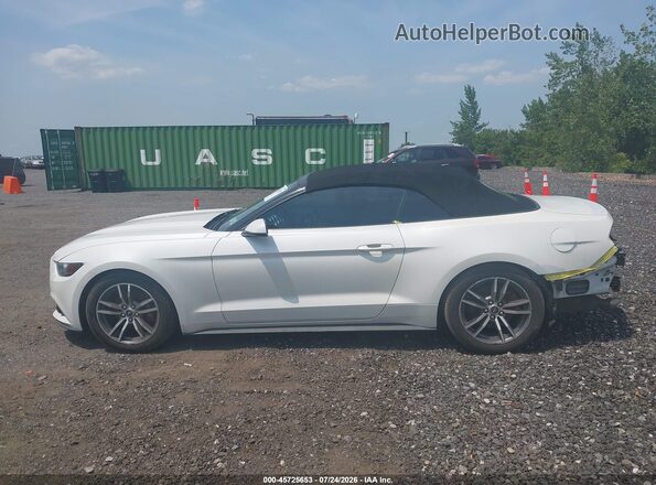 1FATP8UH7H5308777 2017 FORD MUSTANG White Vista interior de 360 grados