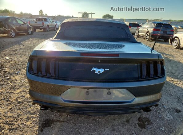 1FATP8UH7J5109007 2018 FORD MUSTANG Серый Вид сзади