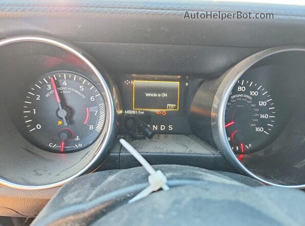 1FATP8UH7J5109007 2018 FORD MUSTANG Серый Вид щитка приборов