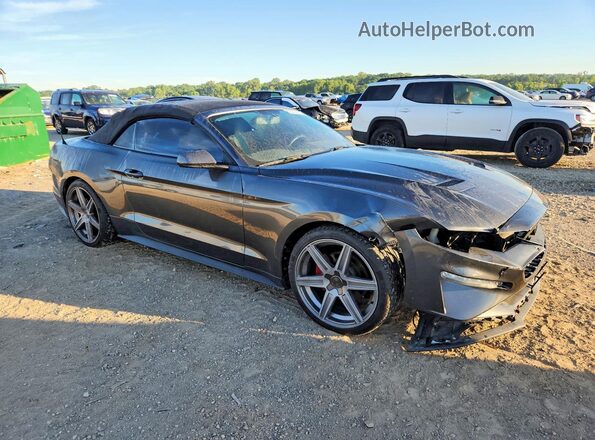 1FATP8UH7J5109007 2018 FORD MUSTANG Серый Передняя правая четверть