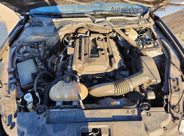 1FATP8UH7J5109007 2018 FORD MUSTANG Серый Вид задней части салона