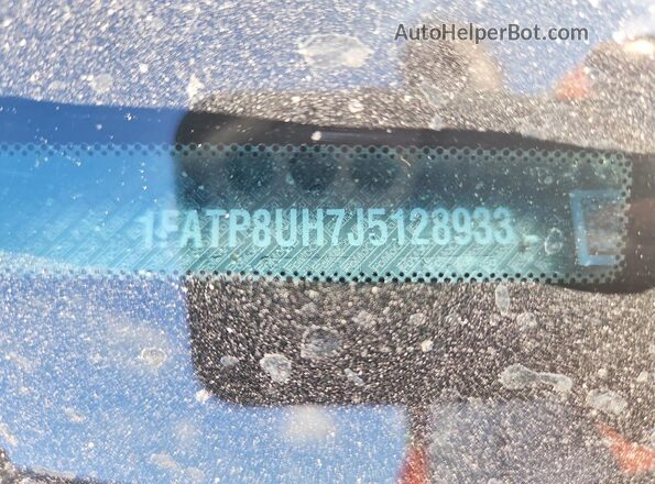 1FAT8UH7J5128933 2018 FORD MUSTANG Синий Вид подкапотного пространства