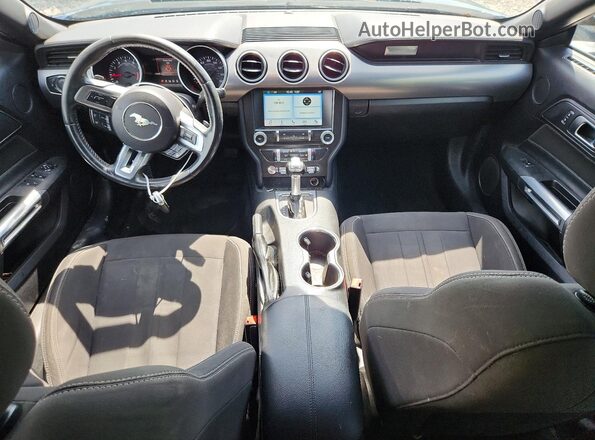 1FAT8UH7J5128933 2018 FORD MUSTANG Синий Вид панели приборов