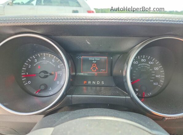 1FAT8UH7J5128933 2018 FORD MUSTANG Синий Вид щитка приборов