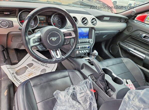 1FATP8UH7P5102440 2023 FORD MUSTANG Red Առջևի վահանակի տեսք