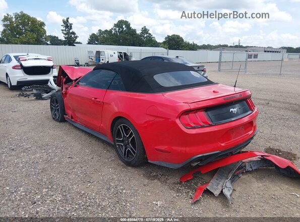 1FATP8UH8K5109843 2019 FORD MUSTANG Red უკანა მარცხენა