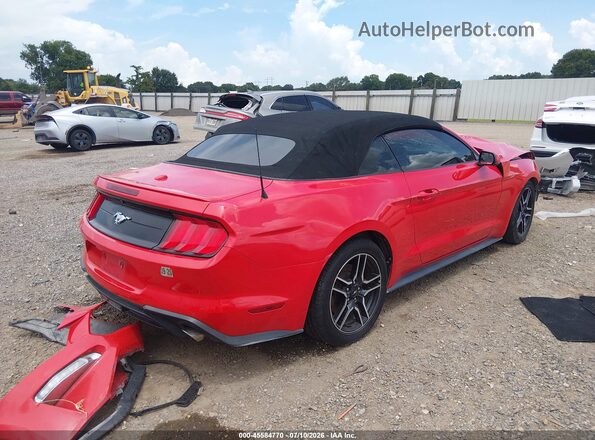 1FATP8UH8K5109843 2019 FORD MUSTANG Red უკანა მარჯვენა