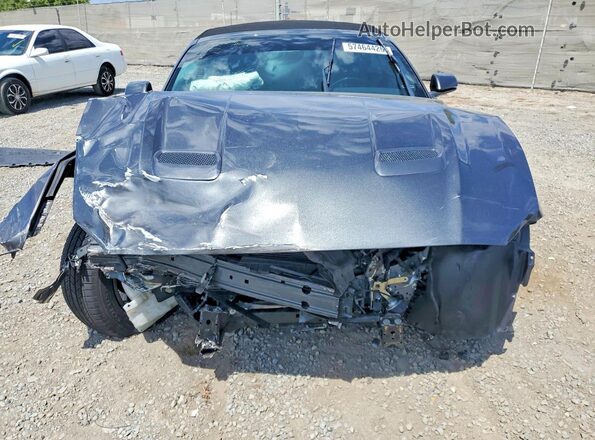 1FATP8UH8K5188270 2019 FORD MUSTANG Gray Դիմացի տեսք