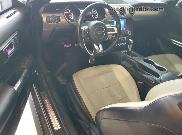 1FATP8UH8L5179795 2020 FORD MUSTANG Gray წინა პანელის ხედი