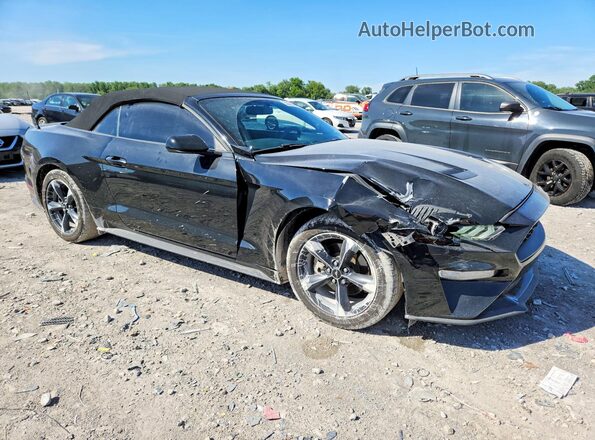 1FATP8UH8L5191588 2020 FORD MUSTANG Black Առջևի աջ