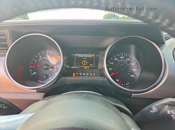 1FATP8UH8M5100868 2021 FORD MUSTANG Белый Вид щитка приборов