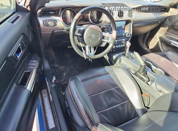 1FATP8UH8M5106184 2021 FORD MUSTANG Blue Vista del salpicadero