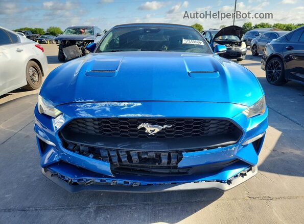 1FATP8UH8M5106184 2021 FORD MUSTANG Blue Vista frontal