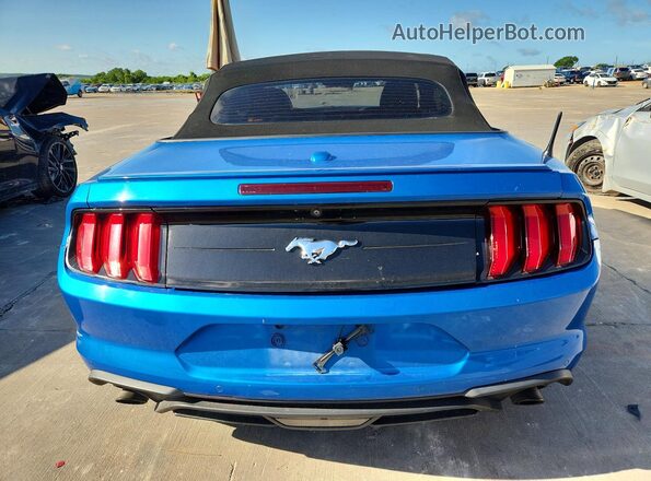 1FATP8UH8M5106184 2021 FORD MUSTANG Blue Vista trasera