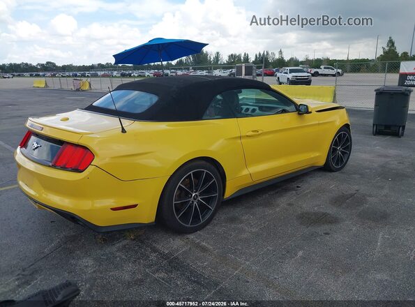 1FATP8UH9G5216875 2016 FORD MUSTANG Yellow უკანა მარჯვენა