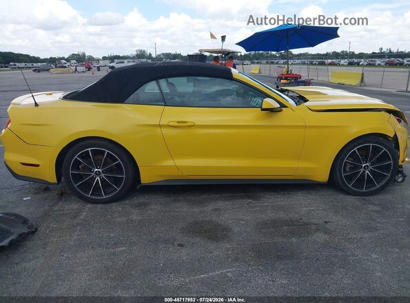 1FATP8UH9G5216875 2016 FORD MUSTANG Yellow სალონის 360-გრადუსიანი ხედი