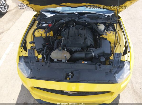 1FATP8UH9G5284819 2016 FORD MUSTANG Yellow Вид ззаду