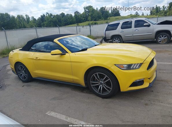 1FATP8UH9G5284819 2016 FORD MUSTANG Yellow Панорамний вид салону 360°