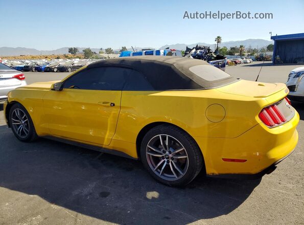1FATP8UH9G5299868 2016 FORD MUSTANG Yellow Հետևի ձախ