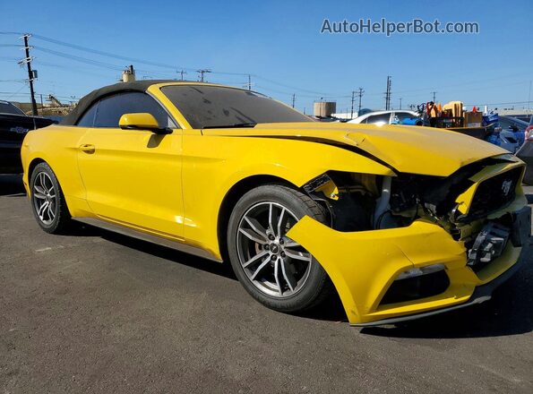 1FATP8UH9G5299868 2016 FORD MUSTANG Yellow Առջևի աջ