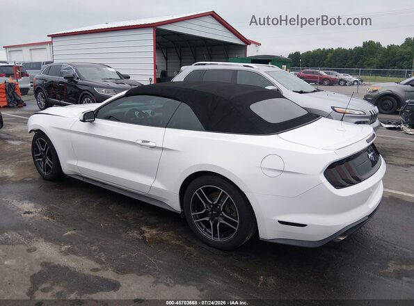 1FATP8UH9J5111146 2018 FORD MUSTANG Белый Задняя левая четверть