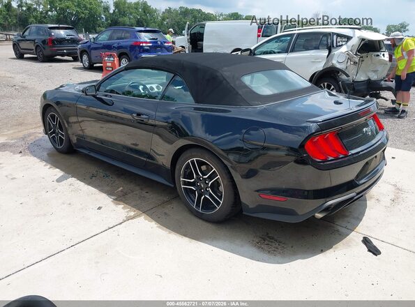 1FATP8UH9K5170196 2019 FORD MUSTANG Black Trasero izquierdo