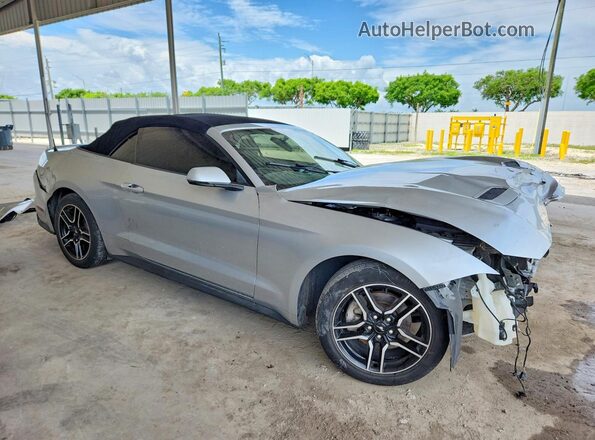 1FATP8UH9K5179304 2019 FORD MUSTANG Серебряный Передняя правая четверть