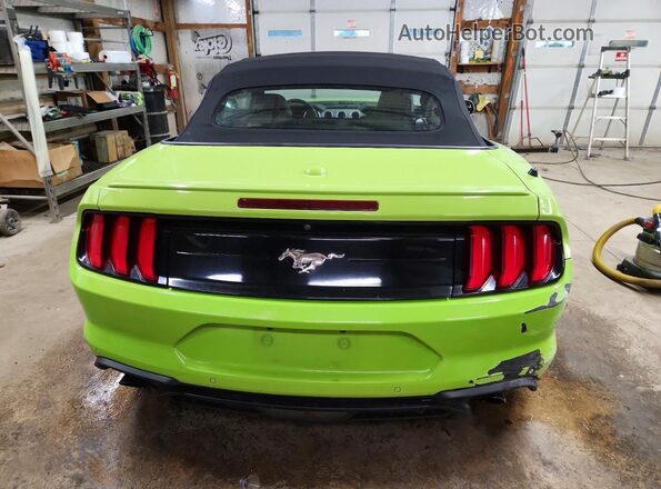 1FATP8UH9L5113157 2020 FORD MUSTANG Green Հետևի տեսք