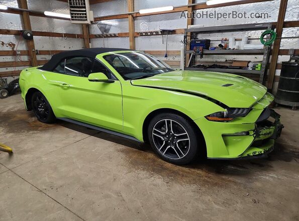 1FATP8UH9L5113157 2020 FORD MUSTANG Green Առջևի աջ