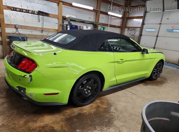 1FATP8UH9L5113157 2020 FORD MUSTANG Green Հետևի աջ