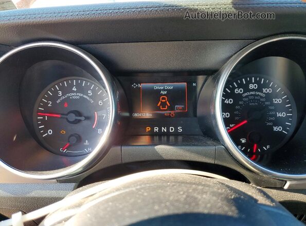 1FATP8UH9L5137653 2020 FORD MUSTANG Red ხელსაწყოთა პანელის ხედი
