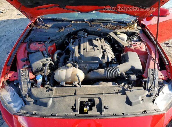 1FATP8UH9L5137653 2020 FORD MUSTANG Red უკანა სალონის ხედი