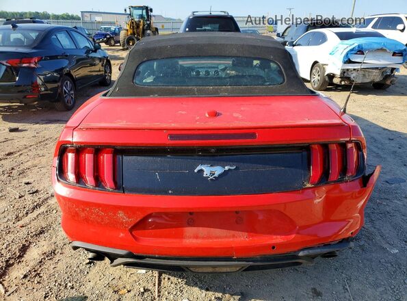 1FATP8UH9L5137653 2020 FORD MUSTANG Red უკანა ხედი