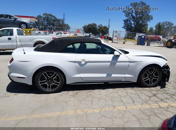 1FATP8UH9M5121356 2021 FORD MUSTANG Белый Вид задней части салона