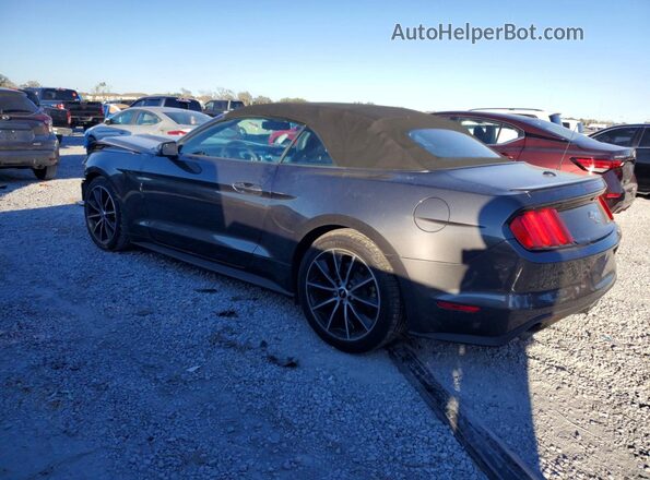 1FATP8UHXG5219235 2016 FORD MUSTANG Gray Trasero izquierdo