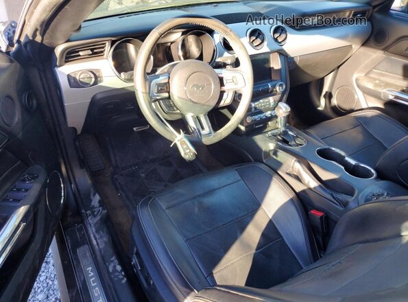 1FATP8UHXG5219235 2016 FORD MUSTANG Gray Vista del salpicadero