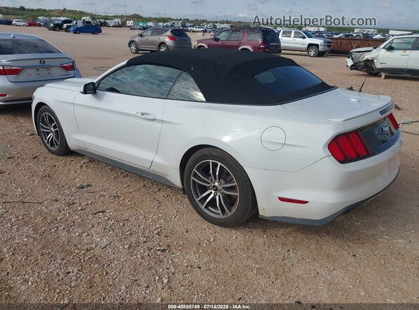 1FATP8UHXG5243339 2016 FORD MUSTANG White Trasero izquierdo