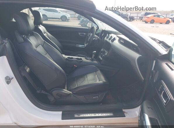 1FATP8UHXG5243339 2016 FORD MUSTANG White Vista interior delantera