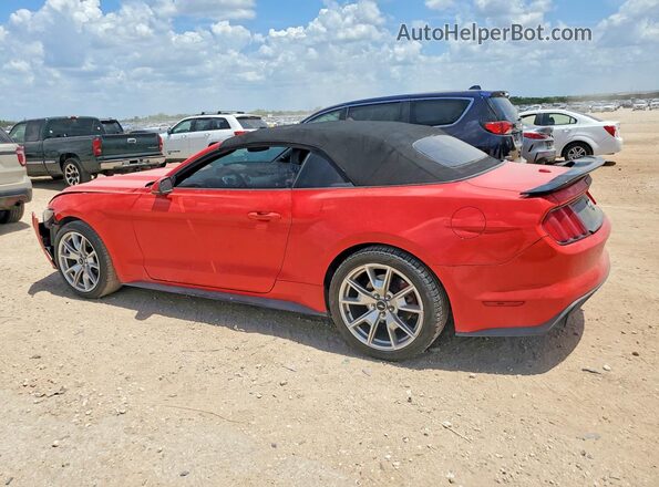 1FATP8UHXG5247407 2016 FORD MUSTANG Red Tył lewy