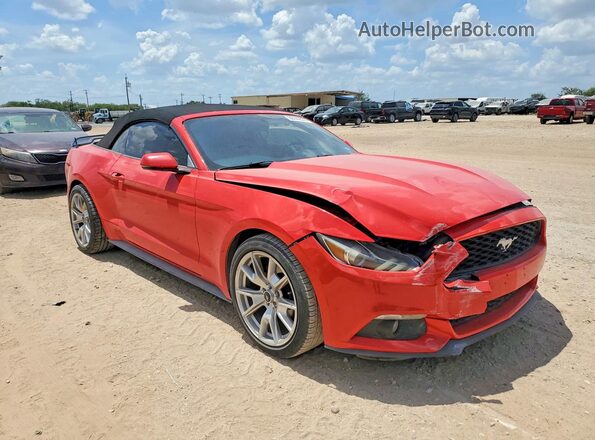 1FATP8UHXG5247407 2016 FORD MUSTANG Red Przód prawy