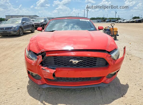 1FATP8UHXG5247407 2016 FORD MUSTANG Red Widok z przodu
