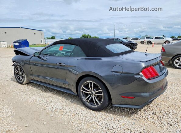 1FATP8UHXH5204848 2017 FORD MUSTANG Gray Rear left