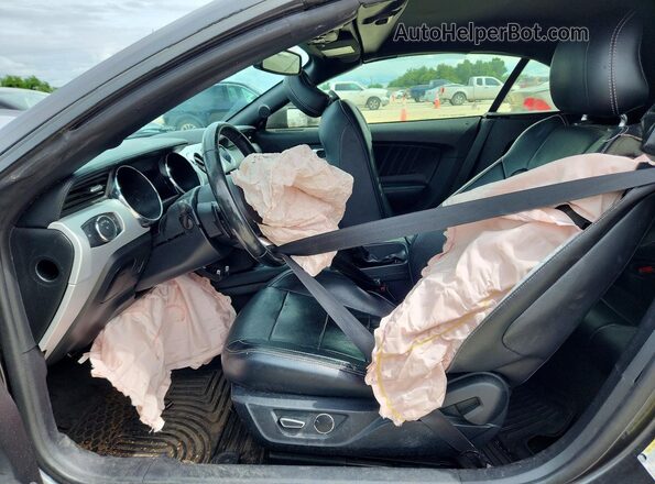 1FATP8UHXH5204848 2017 FORD MUSTANG Gray Front interior view