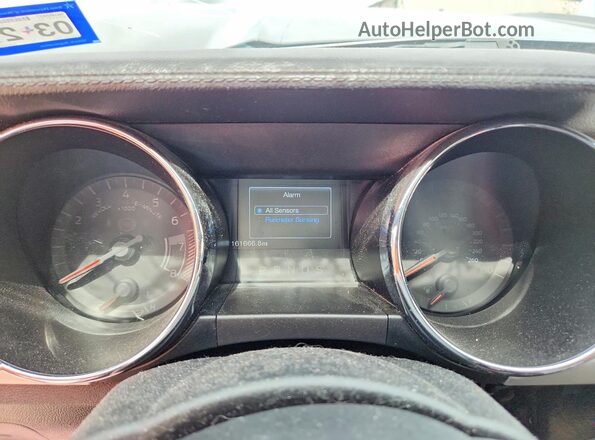 1FATP8UHXH5204848 2017 FORD MUSTANG Gray Instrument cluster view
