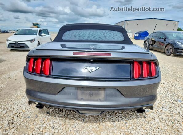 1FATP8UHXH5204848 2017 FORD MUSTANG Gray Rear view