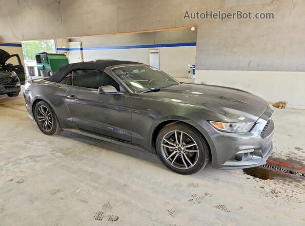 1FATP8UHXH5313293 2017 FORD MUSTANG Gray Передня права чверть