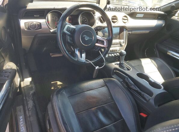1FATP8UHXK5109701 2019 FORD MUSTANG Black წინა პანელის ხედი