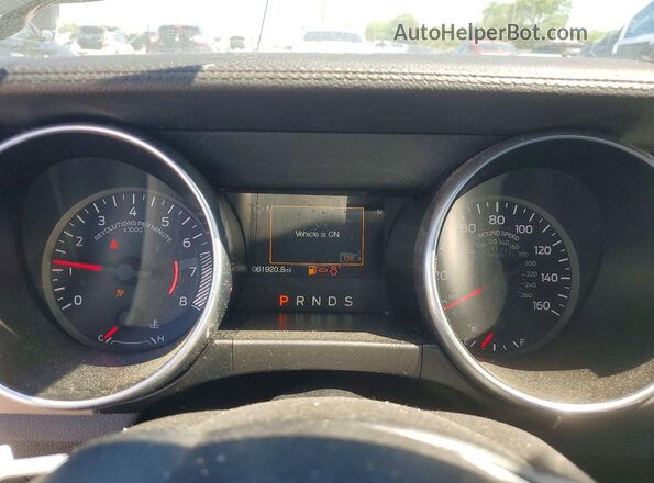 1FATP8UHXK5109701 2019 FORD MUSTANG Black ხელსაწყოთა პანელის ხედი